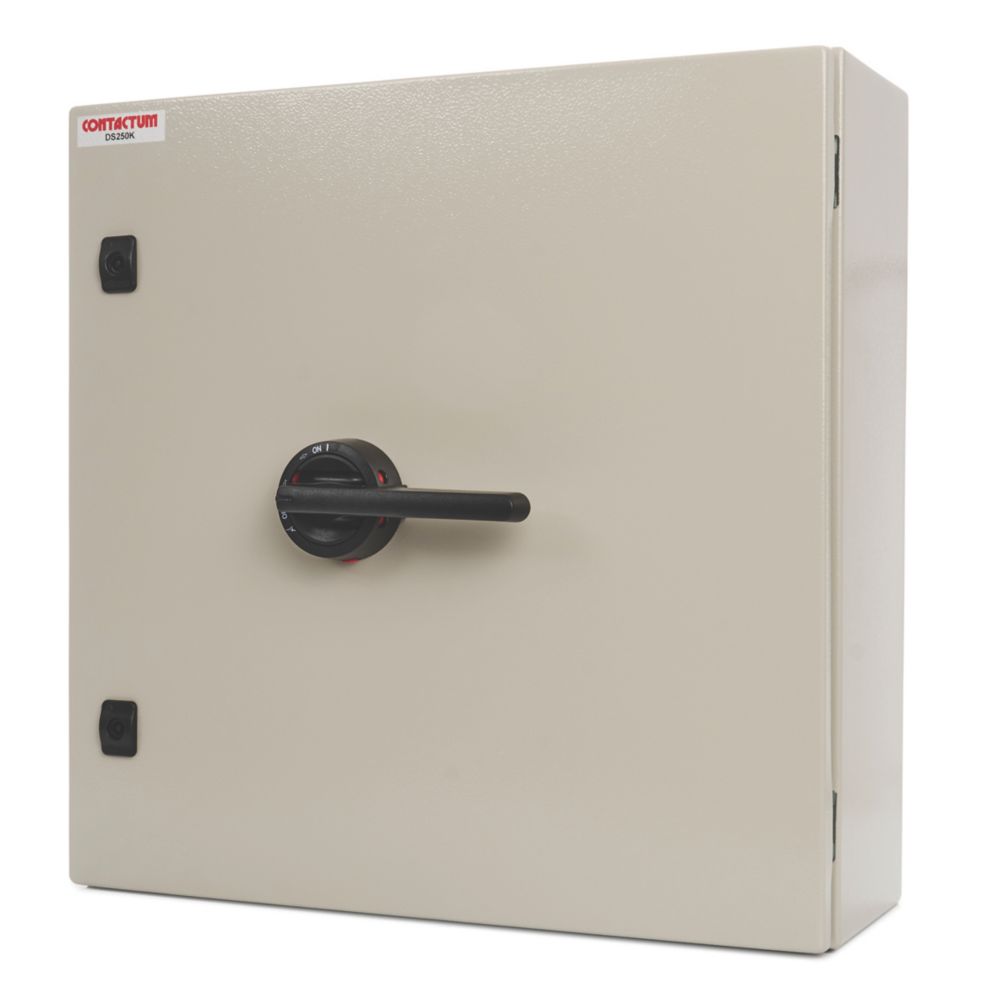 Image of Contactum DS250K 250A 3P+N+E Unfused 3-Phase Enclosed Disconnect Switch 