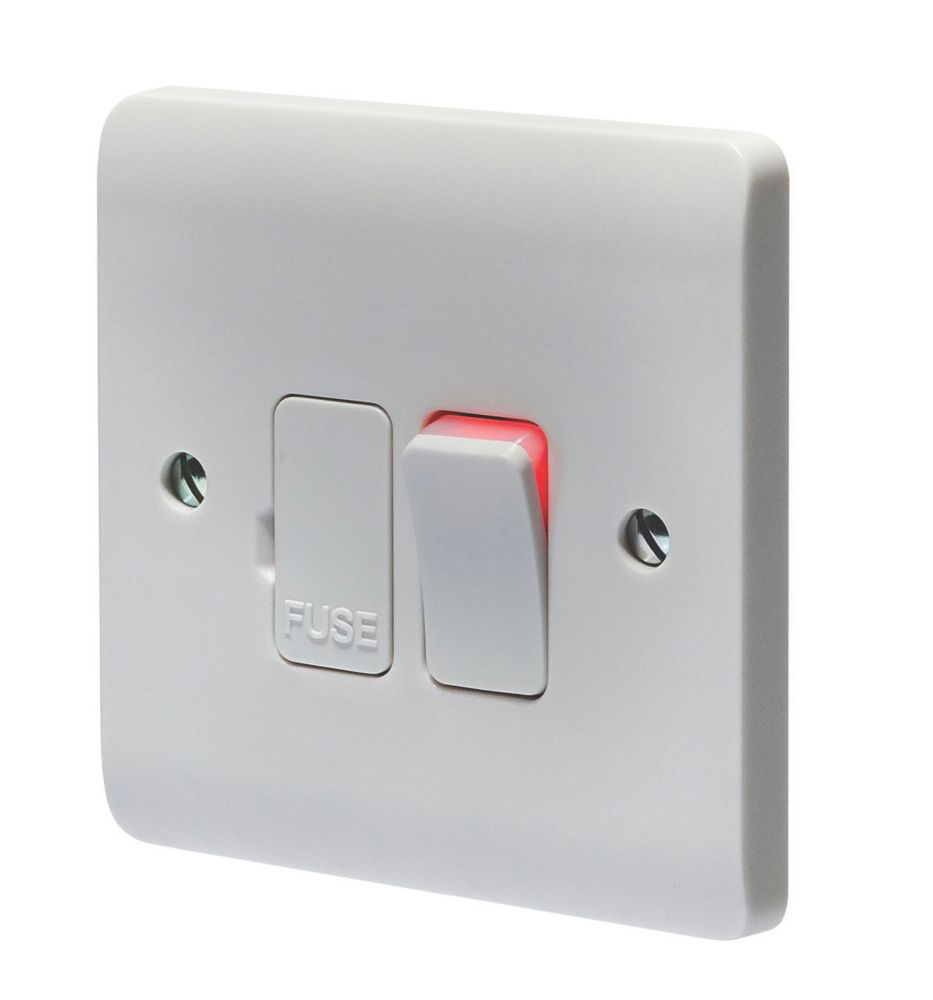 Image of Crabtree Instinct 13A Switched Fused Spur with LED White 
