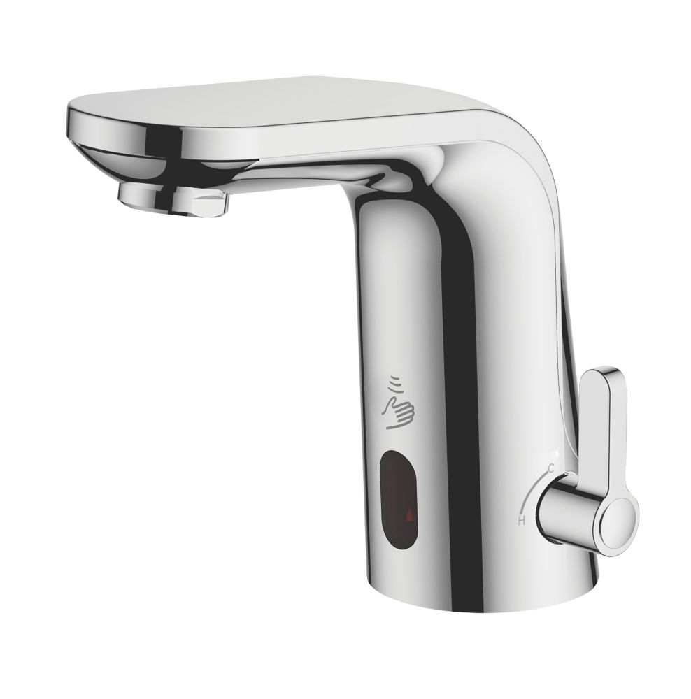Image of Swirl Touch-Free Sensor Basin Mixer Chrome 