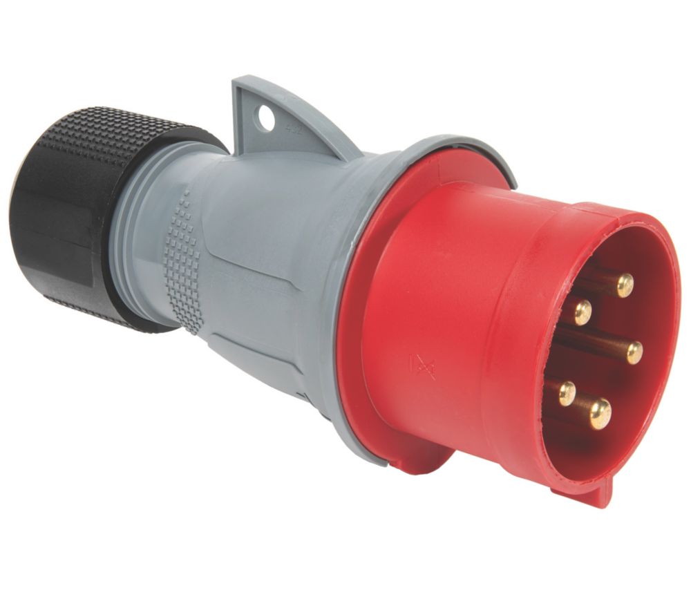 Image of ABB 32A 4P+E Straight Plug 415V 