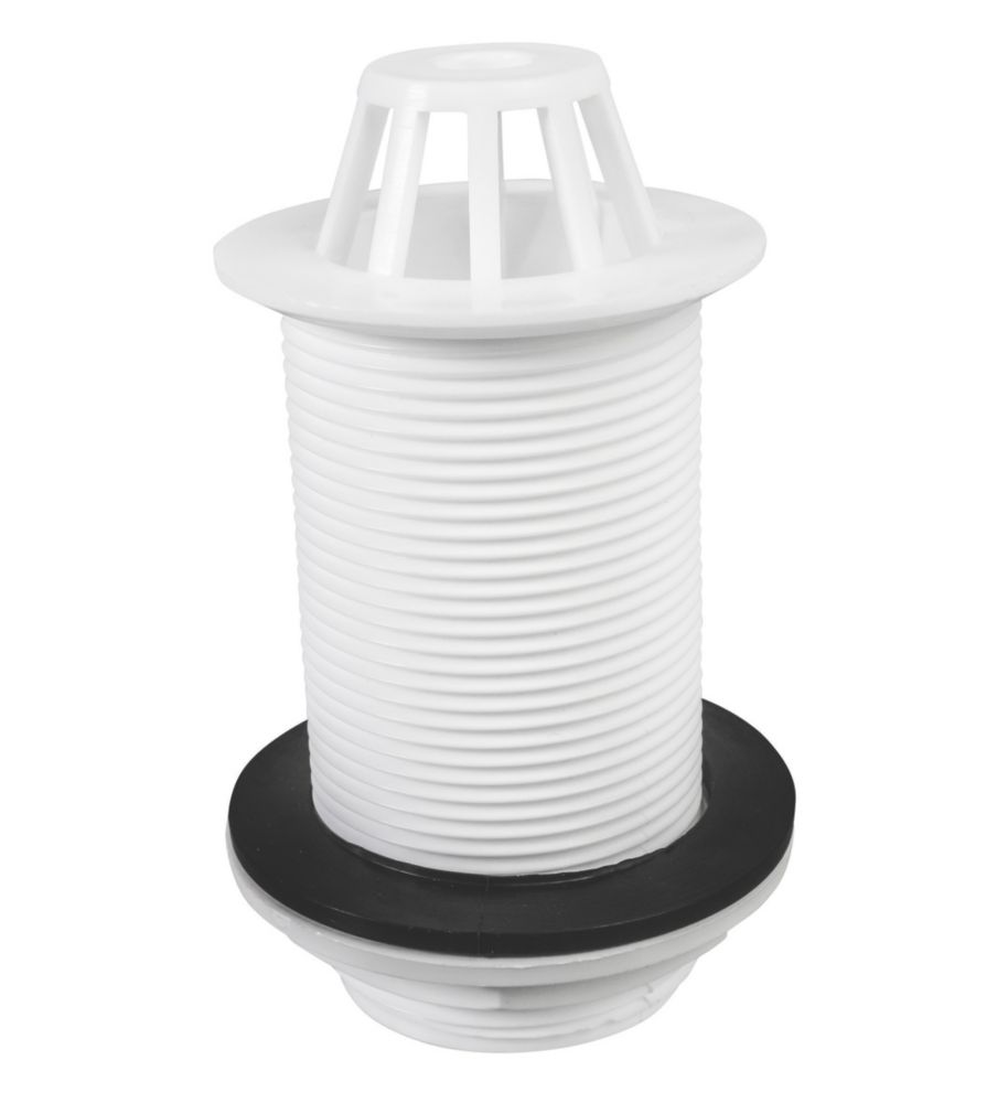 Image of Thomas Dudley Ltd Urinal Waste Plastic Body 1 1/2" White 