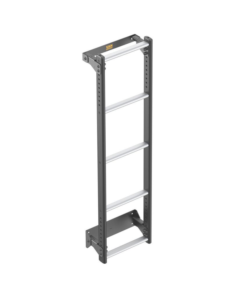Image of Van Guard Iveco Daily 2014 on 5-Treads ULTI Ladder Rear Door Ladder for H1 1260mm 
