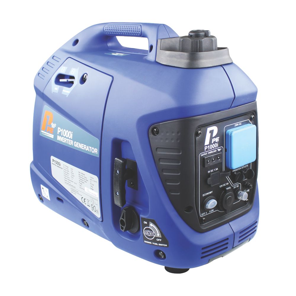 Image of Hyundai P1000i 900W Portable Petrol Inverter Suitcase Generator 230V 