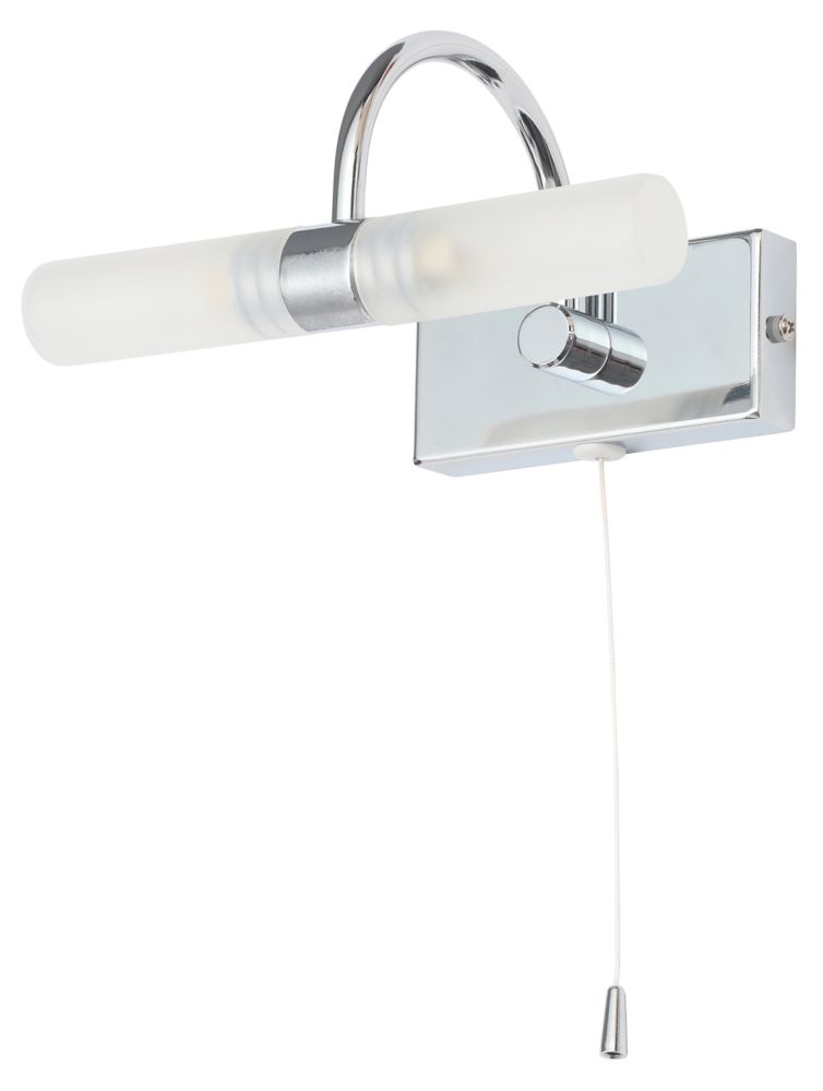 Image of Spa Corvus Bathroom Wall Light Chrome 