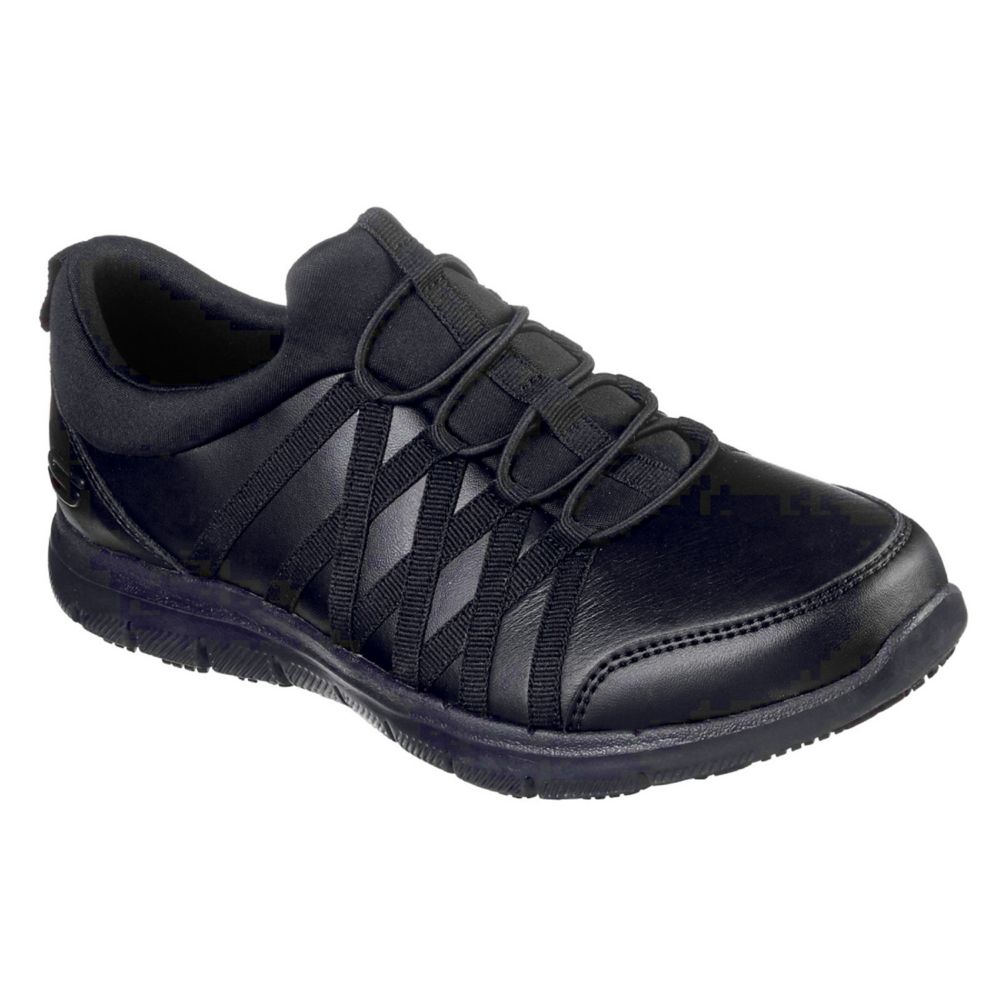 Image of Skechers Ghenter Dagsby Metal Free Womens Non Safety Shoes Black Size 7 
