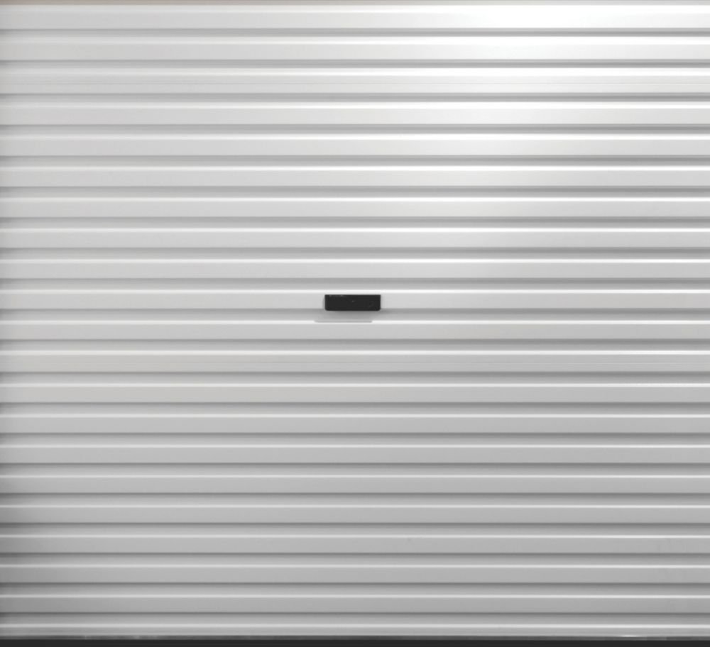 Image of Gliderol 7' 1" x 7' Non-Insulated Steel Roller Garage Door White 