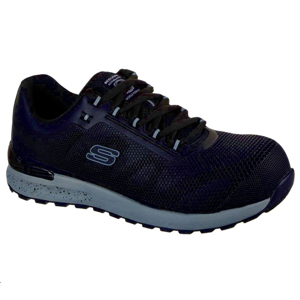 Image of Skechers Bulklin Bragoo Metal Free Safety Trainers Black Size 10 
