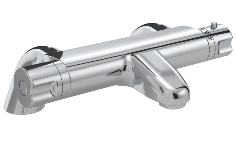 Image of Bristan Assure Deck-Mounted Thermostatic Bath Filler Tap Chrome 