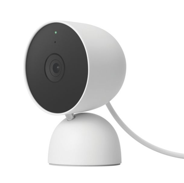 Image of Google Nest GA01998-GB 12V Power Supply White Wired 1080p Indoor Round Smart Camera 