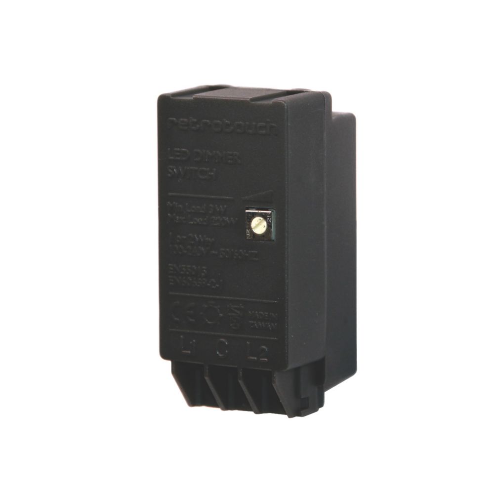 Image of Retrotouch 2-Way 3-300W LED Dimmer Switch Module Black 