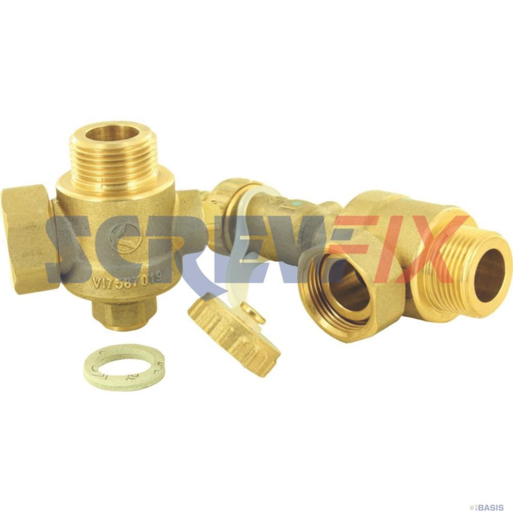 Image of Viessmann 7855184 Flow/Return Isolation Valve 