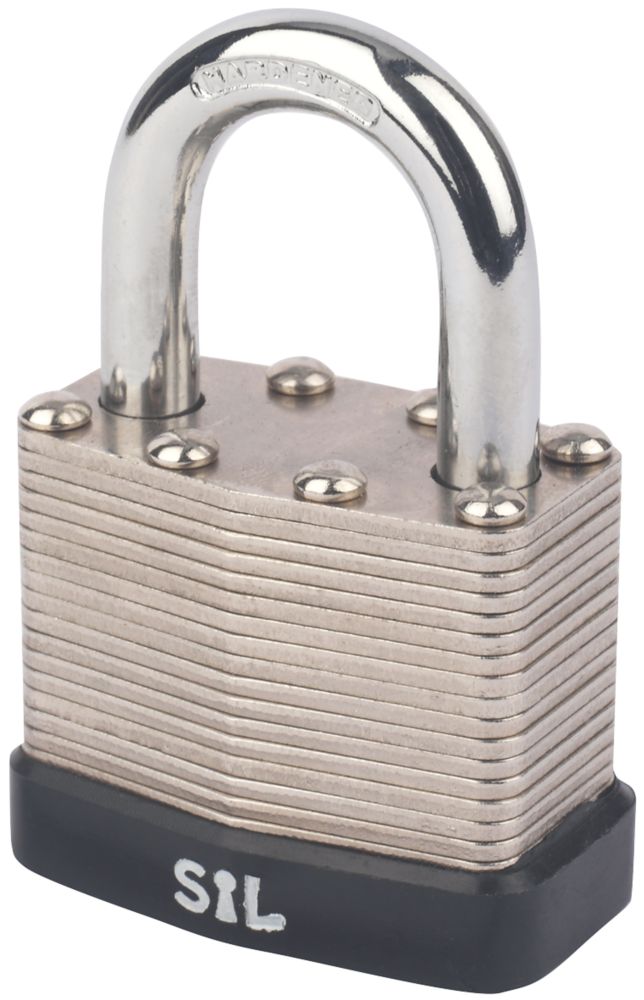 Image of Smith & Locke Laminated Steel Water-Resistant Padlock 40mm 