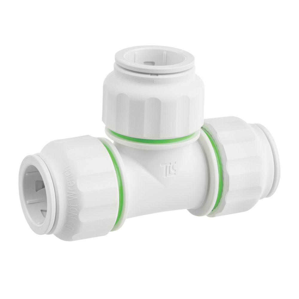 Image of Flomasta Twistloc SPT67000M Plastic Push-Fit Equal Tee 28mm 