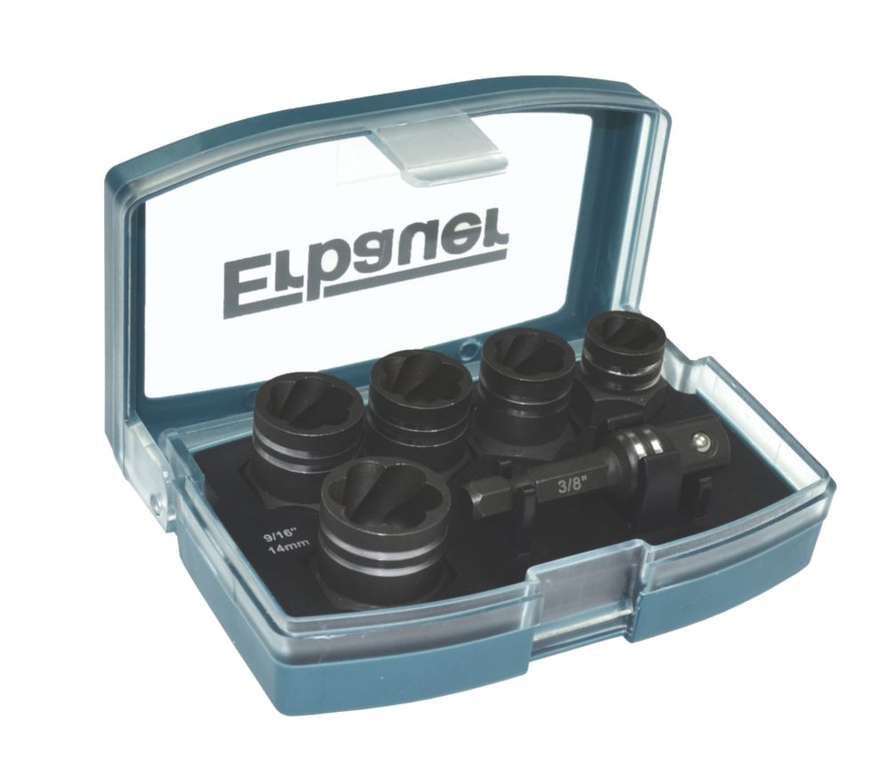 Image of Erbauer Bolt & Nut Remover Set 6 Pcs 