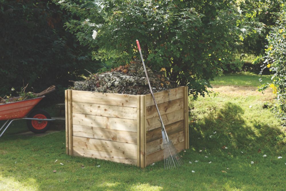 Image of Forest Slot-Down Compost Bin 1060mm x 1060mm x 820mm 
