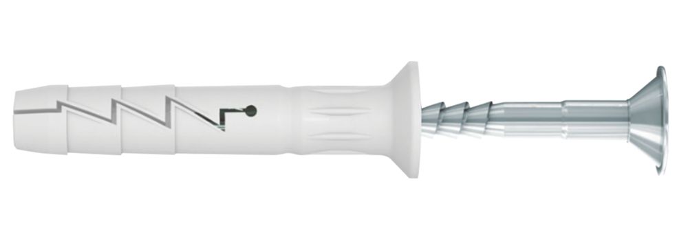 Image of Rawlplug Nylon Hammer-In Fixings 8mm x 100mm 50 Pack 