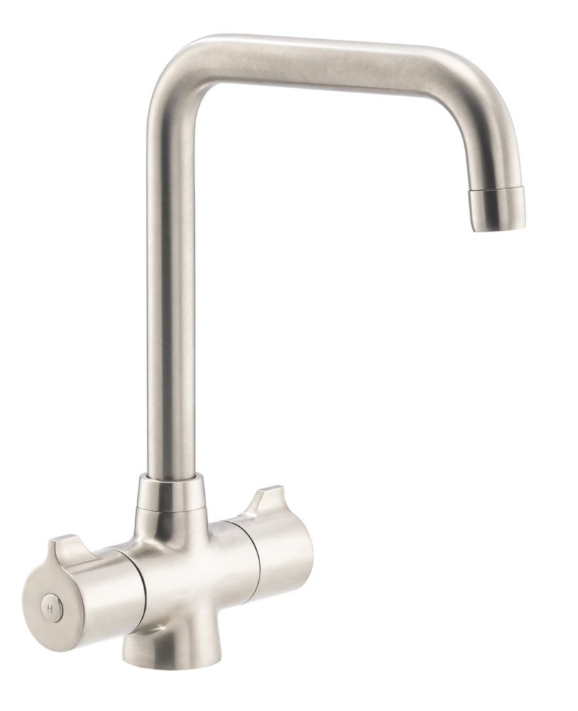 Image of Streame by Abode Crescendo Quad Dual-Lever Mono Mixer Brushed Nickel 