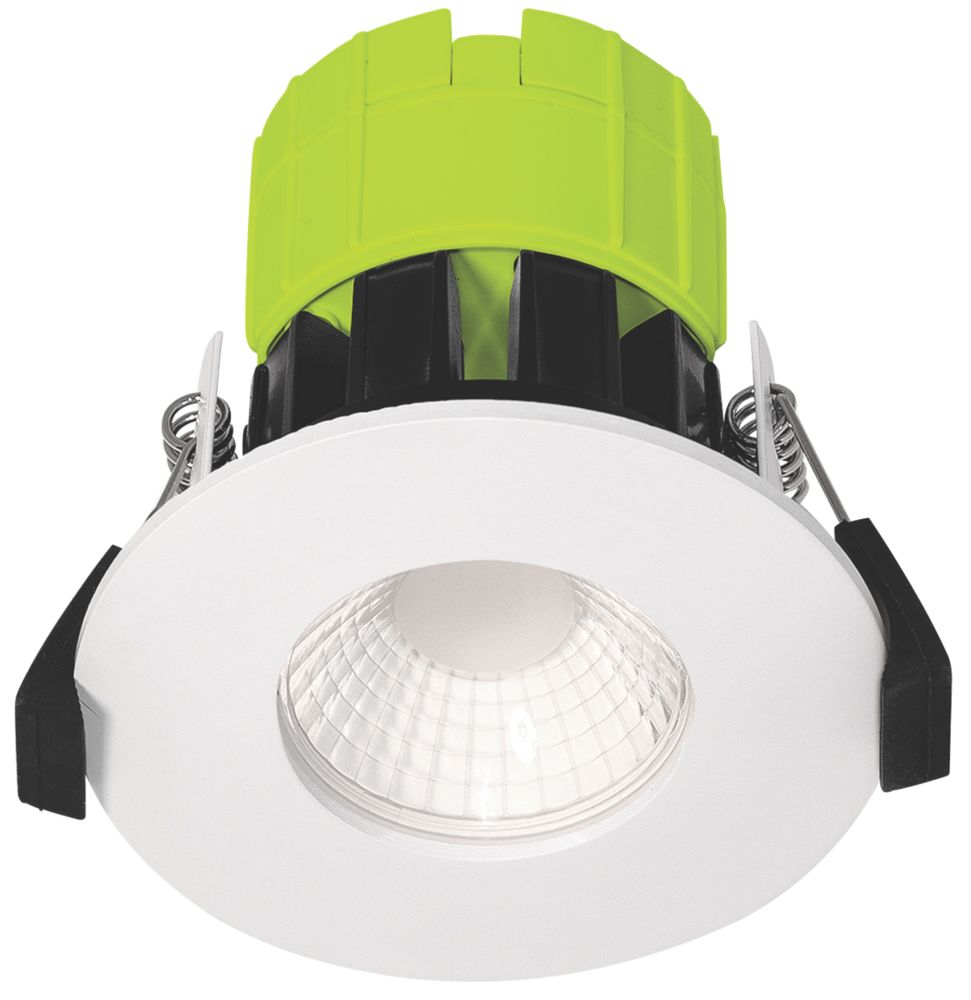Image of Luceco FType Fixed Fire Rated LED Downlight White 6W 600lm 