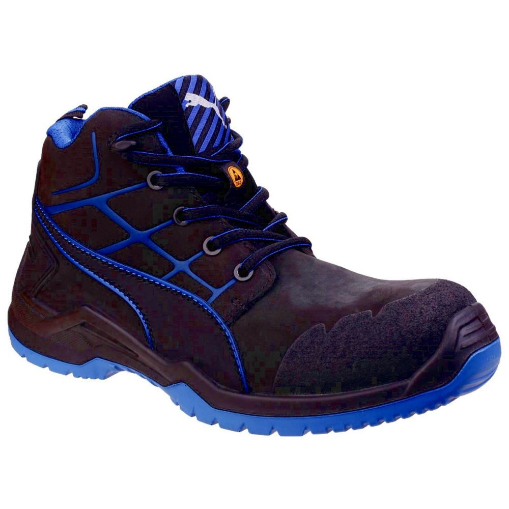 Image of Puma Krypton Metal Free Safety Boots Blue Size 13 