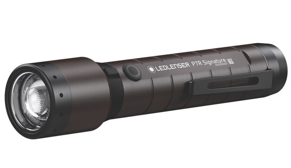 Image of LEDlenser P7R Signature Rechargeable LED Hand Torch Black 1200lm 
