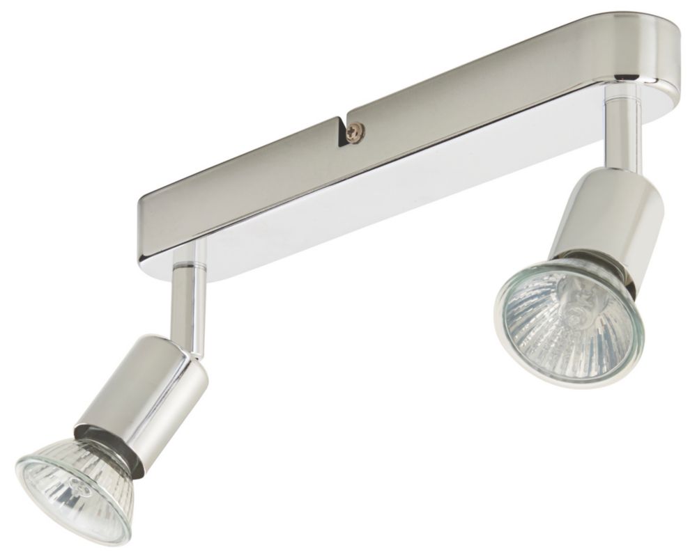 Image of Sasha Rectangular 2-Light Spotlight Chrome 