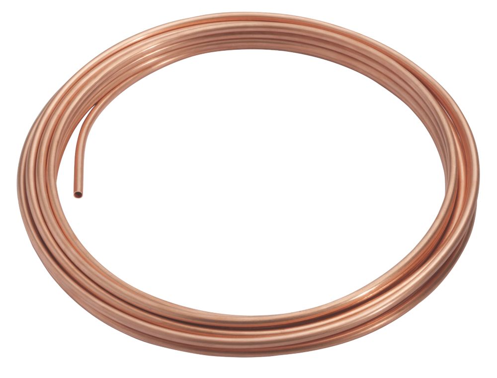 Image of Wednesbury Microbore Copper Pipe Coil 8mm x 10m 