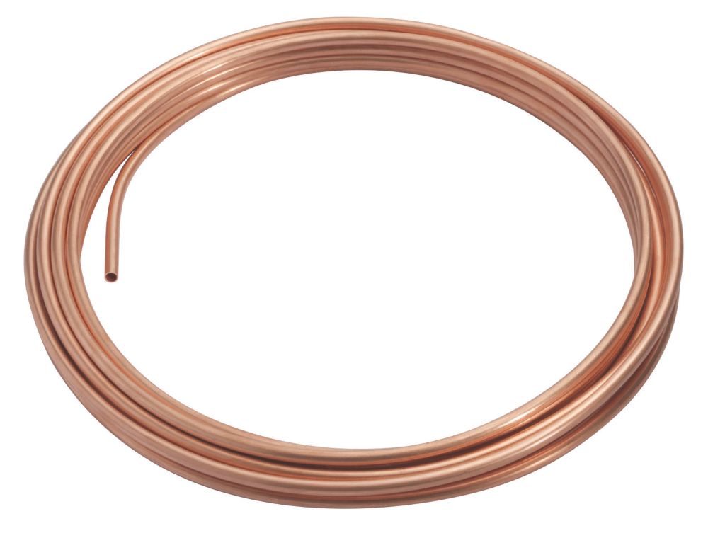 Image of Wednesbury Microbore Copper Pipe Coil 8mm x 10m 