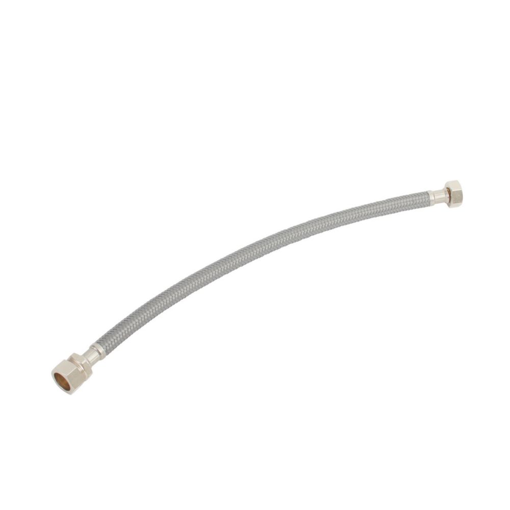 Image of Flomasta Straight Flexible Compression Hose 22mm x 3/4" x 500mm 