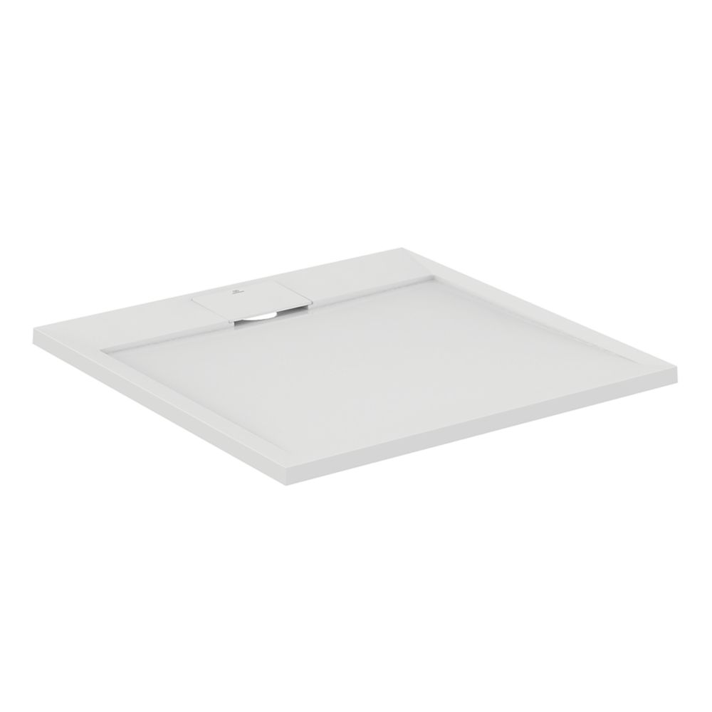 Image of Ideal Standard i.life Ultraflat S E2962FR Square Shower Tray Pure White 800mm x 800mm x 30mm 
