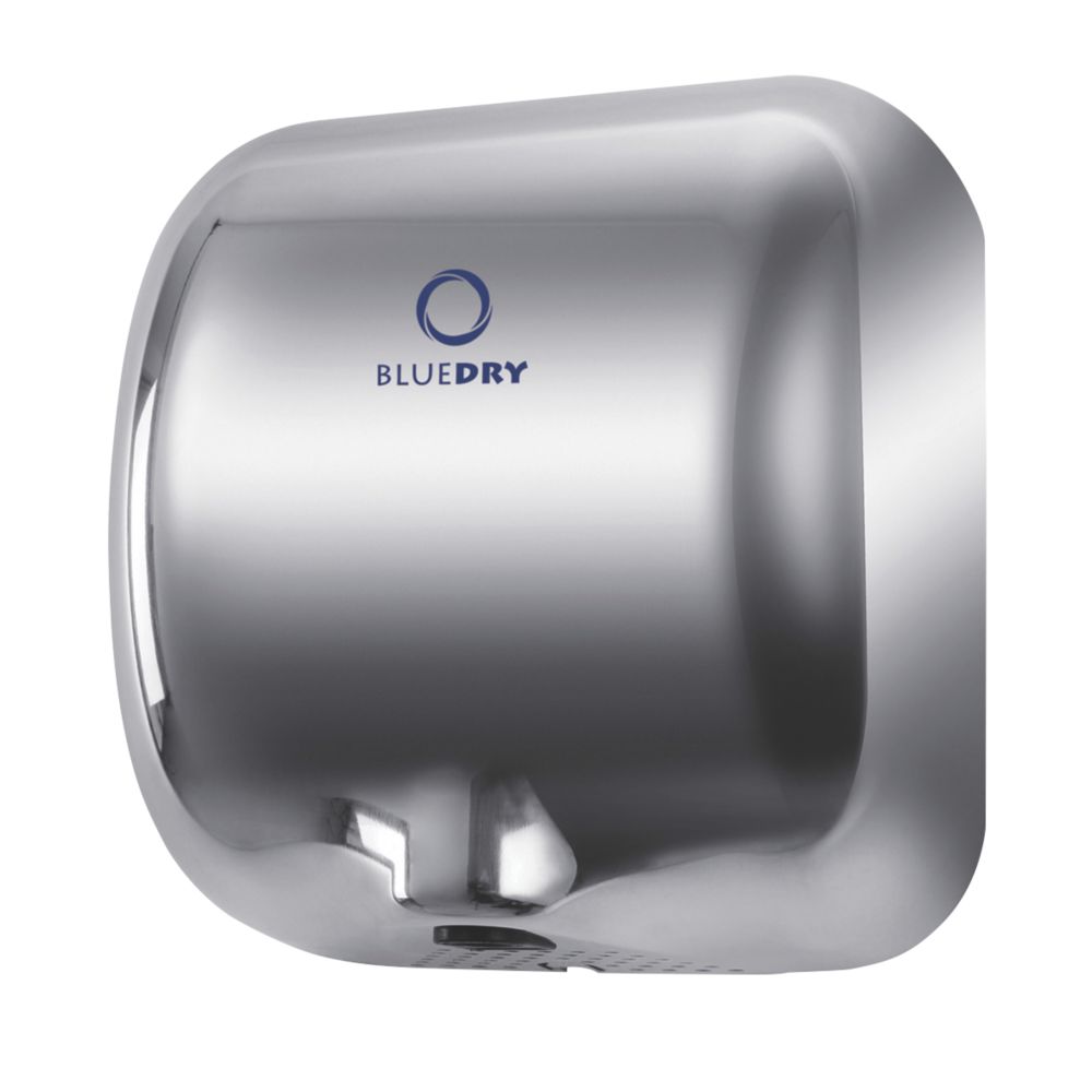 Image of BlueDry Eco Dry High Speed Hand Dryer Polished Steel 0.55-1.8kW 
