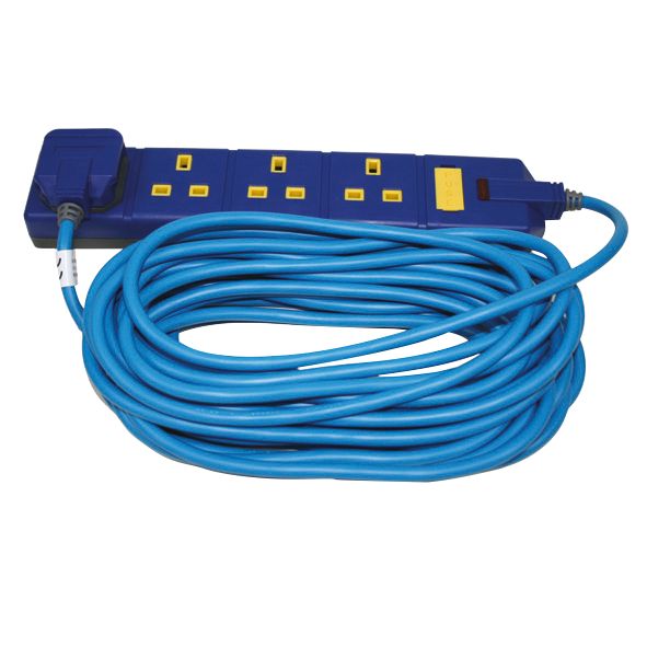 Image of Masterplug 13A 4-Gang Unswitched Extension Lead 10m 