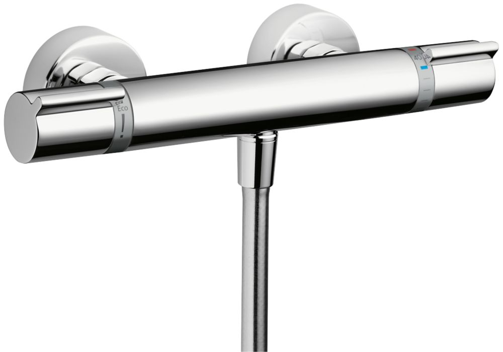 Image of Hansgrohe Versostat Exposed Thermostatic Mixer Shower Valve Fixed Chrome 