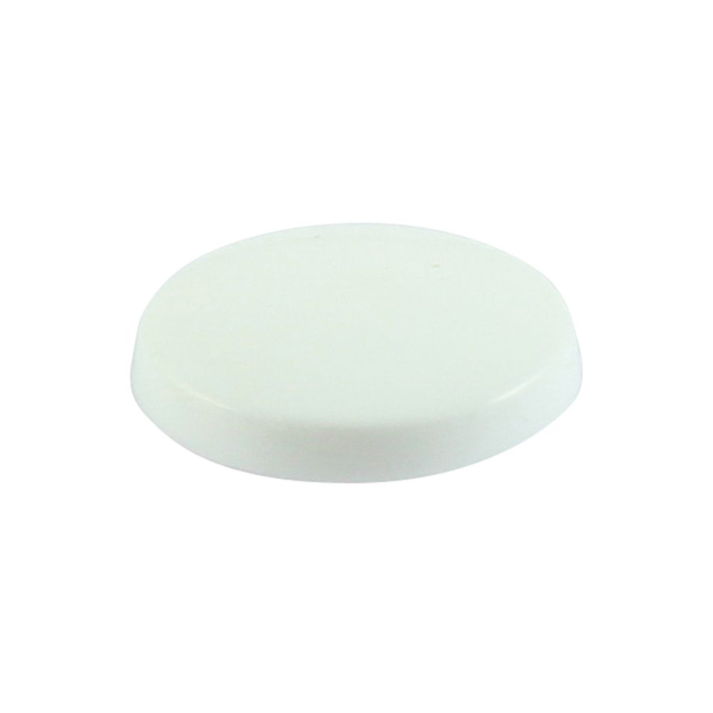 Image of Timco Screw Cover Caps White 7.5mm 100 Pack 