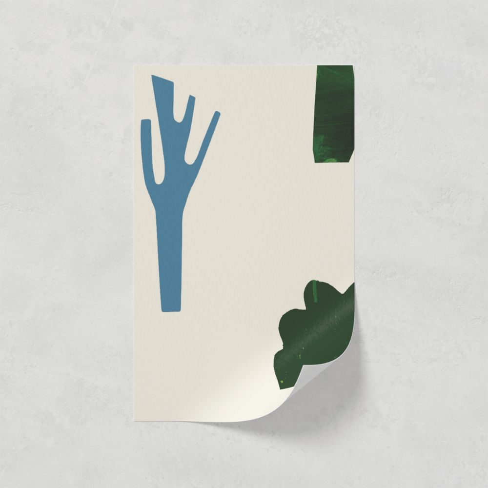 Image of LickPro Cream Trees 01 Wallpaper Sample 0.18m x 0.29m 