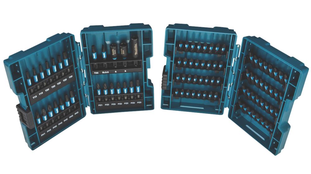 Image of Makita E-03109 Hex Shank Impact Bit Black Set 90 Pieces 