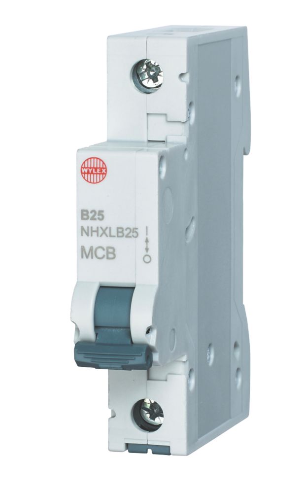 Image of Wylex 25A SP Type B MCB 