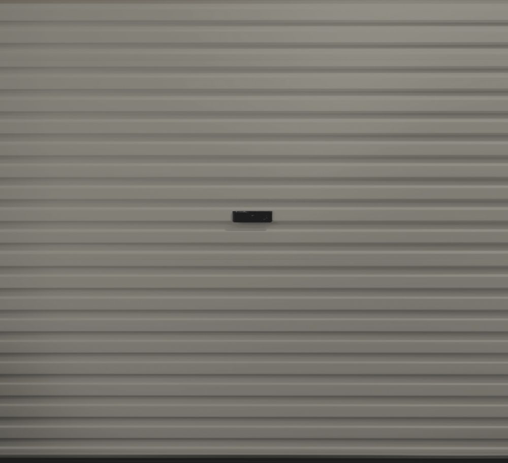 Image of Gliderol 14' 3" x 7' Non-Insulated Steel Roller Garage Door Merlin Grey 