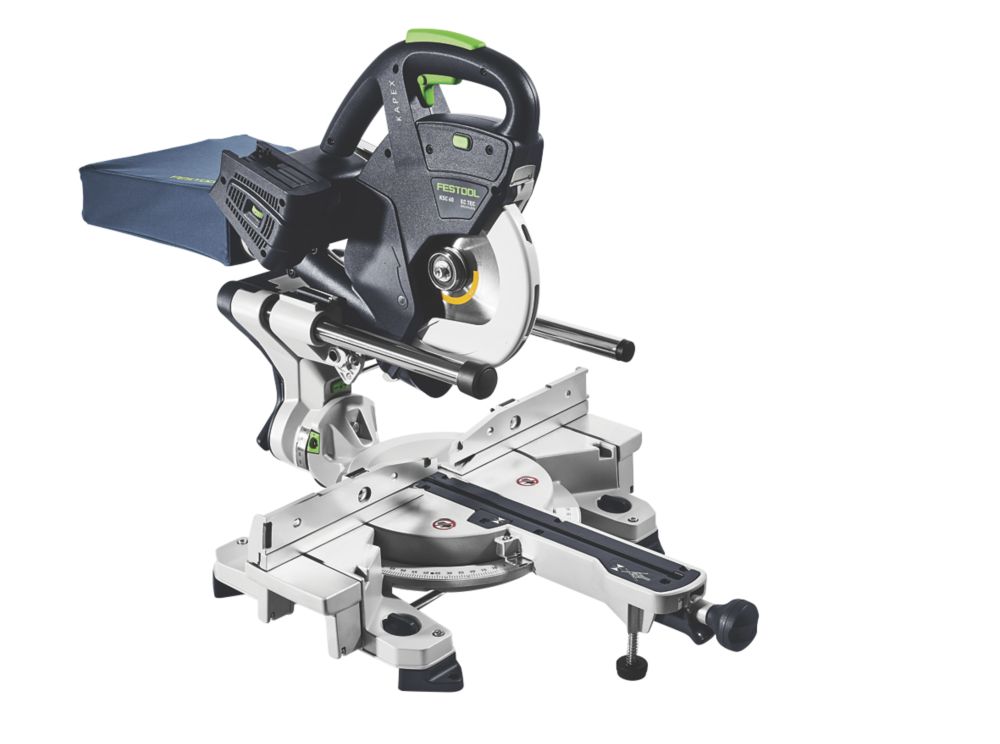Image of Festool KSC 60 EB-Basic 216mm 36V Li-Ion Airstream Li-High Power Brushless Cordless Double-Bevel Sliding Mitre Saw - Bare 
