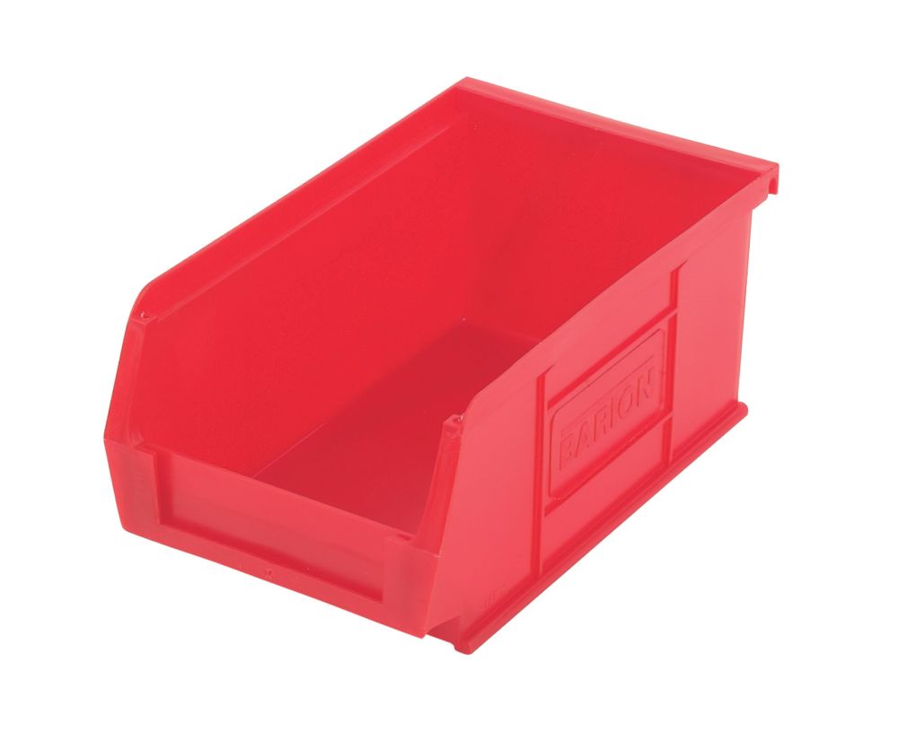 Image of TC2 Semi-Open-Fronted Storage Bins Red 20 Pack 