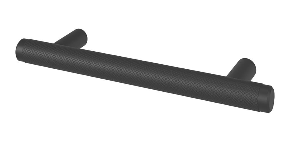 Image of Smith & Locke T Bar Cabinet Handle Matt Black 96mm 