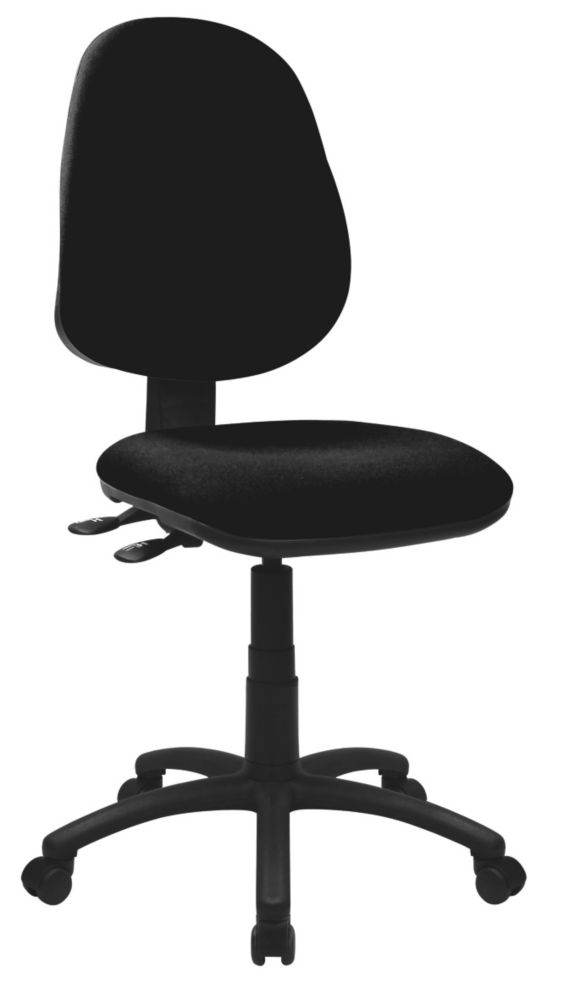 Image of Nautilus Designs Java 200 Medium Back Task/Operator Chair No Arms Black 