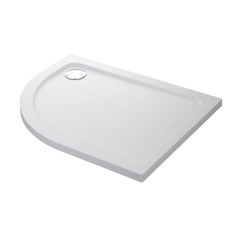 Image of Mira Flight Safe Offset Quadrant Shower Tray RH White 1200mm x 900mm x 40mm 