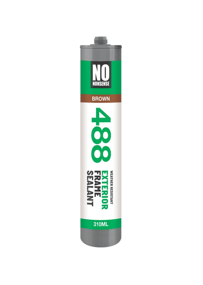 Image of No Nonsense Exterior Frame Sealant Brown 310ml 