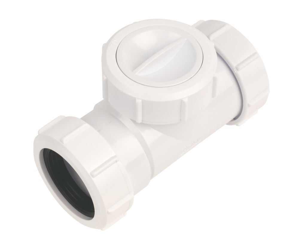 Image of McAlpine T28M-NRV Non-Return Valve White 40mm 