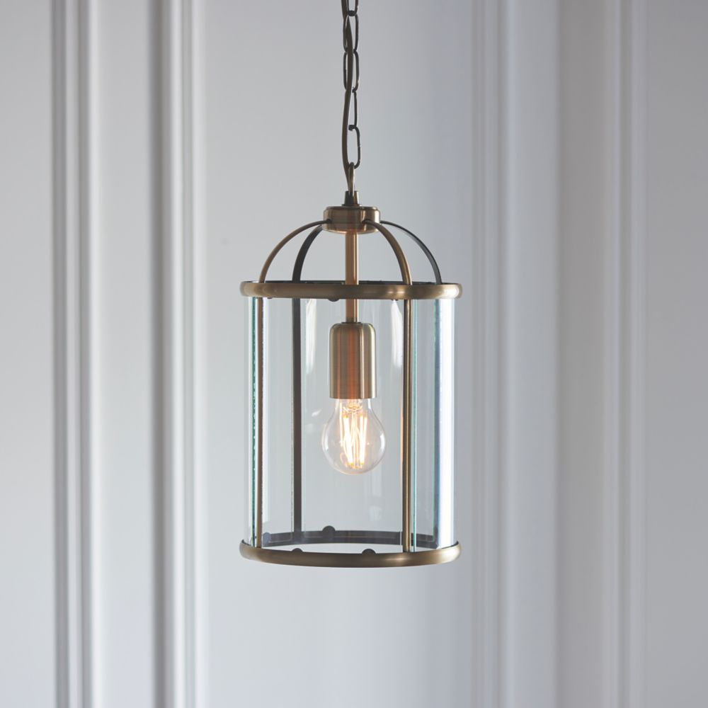 Image of Quay Design Liberty 1-Light Pendant Antique Brass 