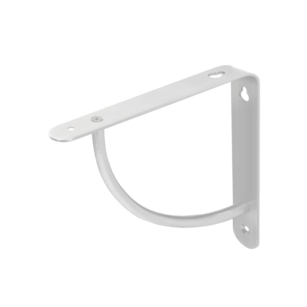Image of Cove Shelf Brackets White 180mm x 180mm 4 Pack 