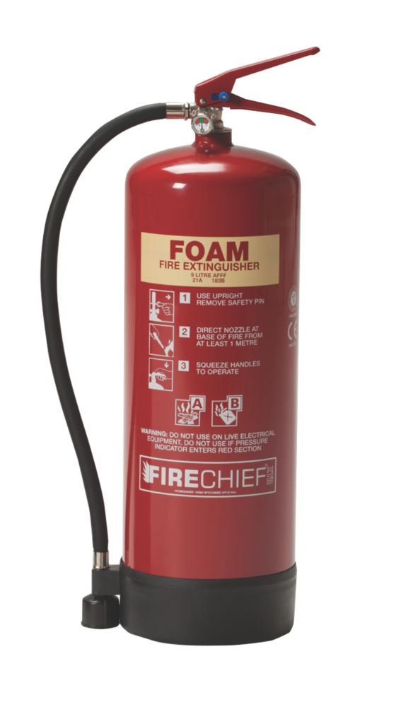 Image of Firechief Foam Fire Extinguisher 9Ltr 