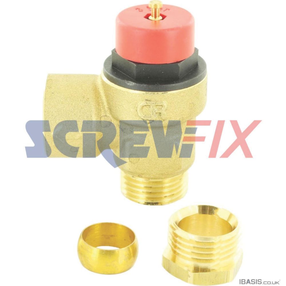 Image of Ideal Heating 075248 Altecnic 1/2" Safety Valve Assembly 