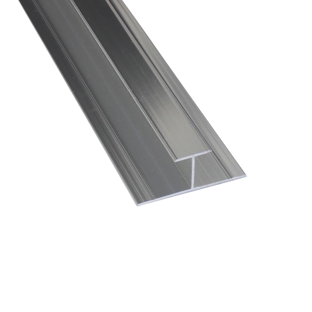 Image of Splashwall H-Joint Polished Silver 2420mm x 11mm 