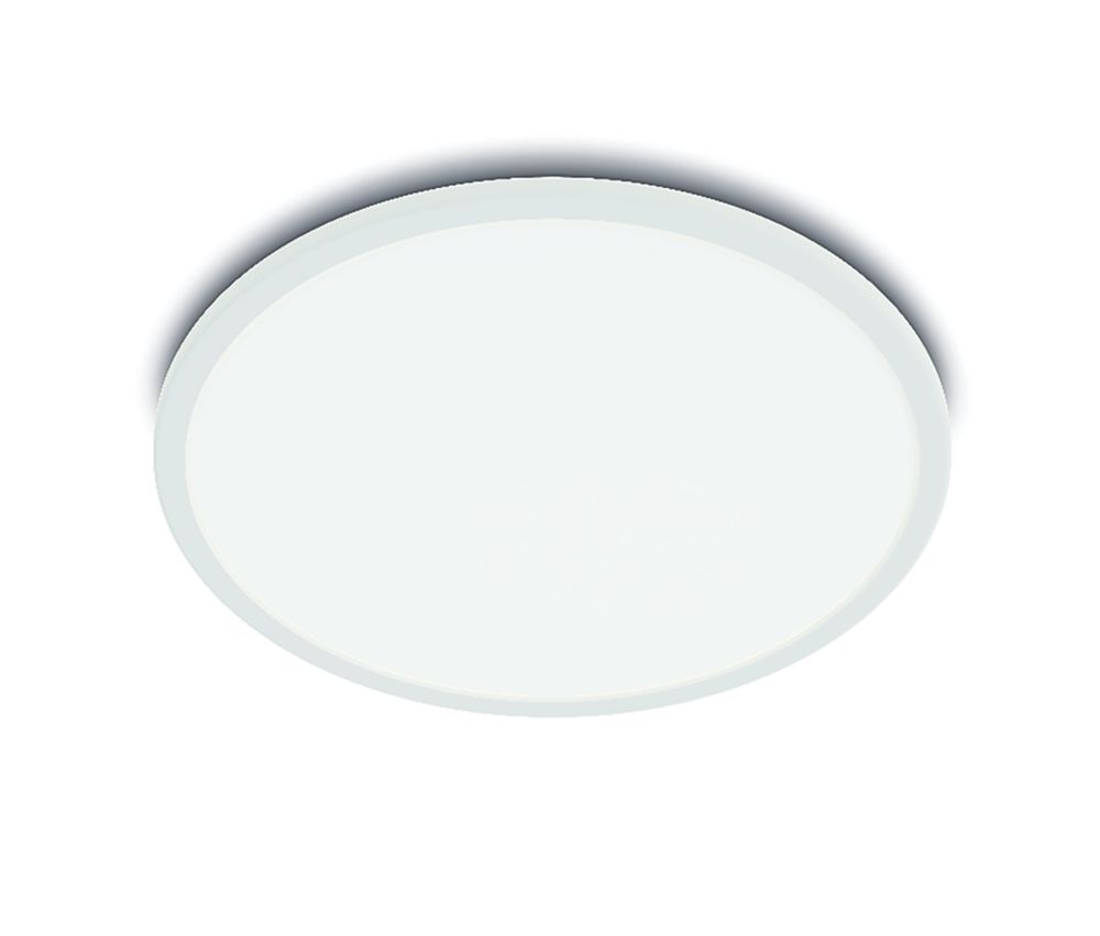 Image of Philips SuperSlim LED Ceiling Light IP44 White 18W 1500lm 